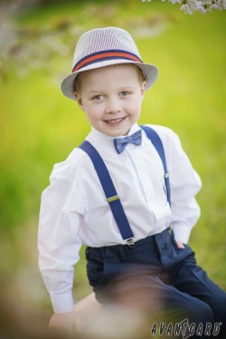 Chlapecké šle - Kšandy blue navy